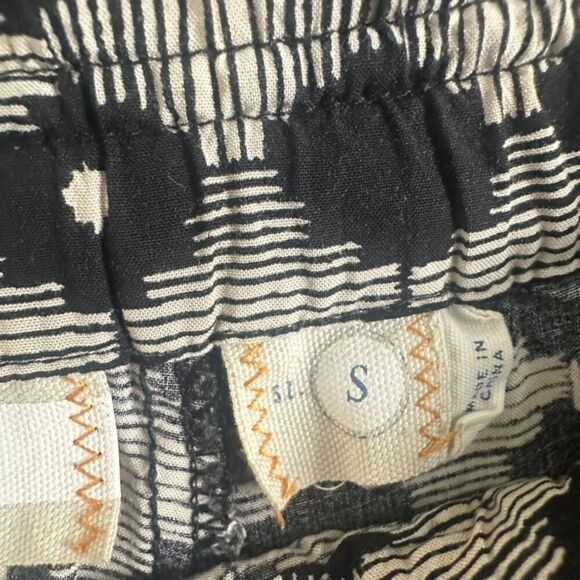 Anthropologie Hei Hei Geometric Jogger Pants Women's S Black Crochet‎ Boho - Picture 3 of 10